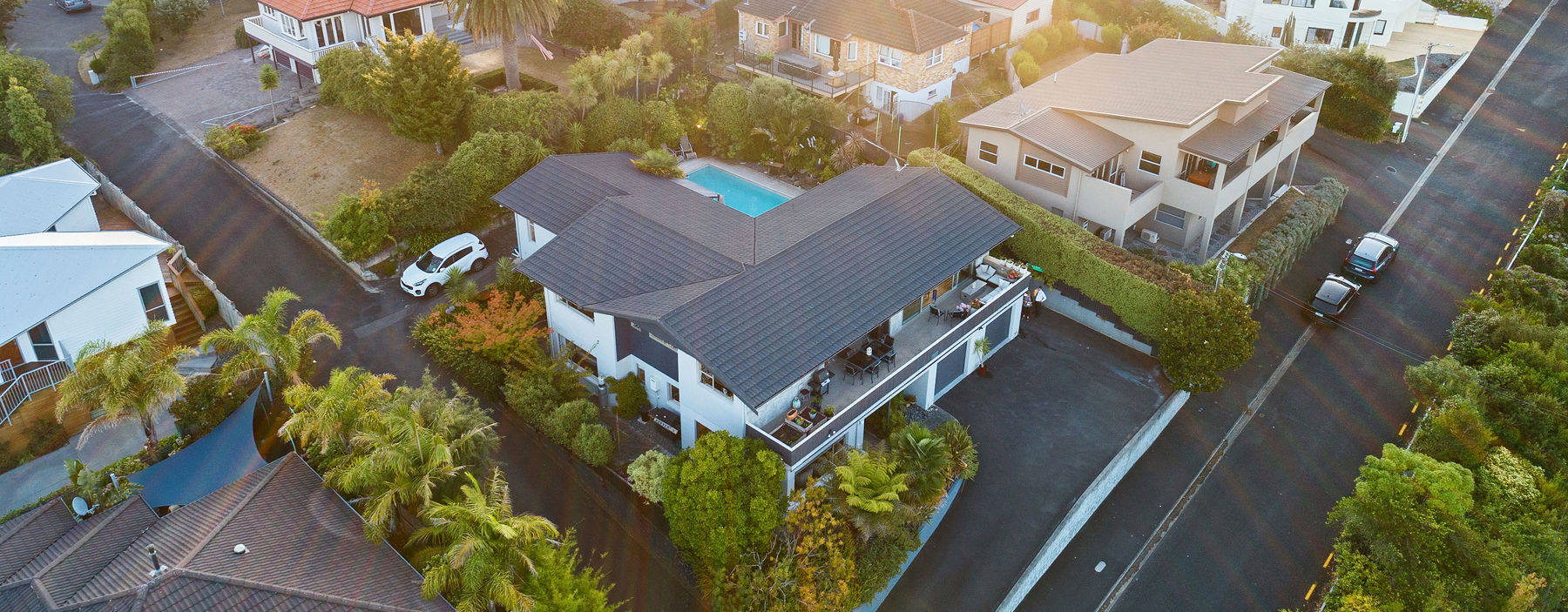 House with a newly restored roof